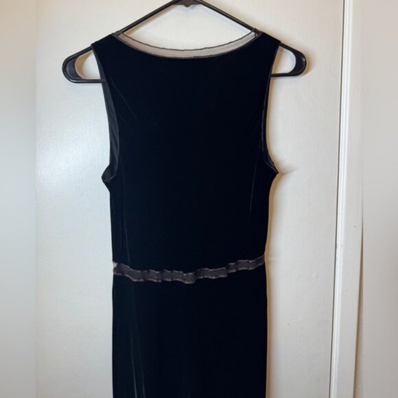 Vintage Y2K Bergdorf Goodman Rosa Nichols Silk Blend Velvet Maxi Slip Dress S - Picture 12 of 16